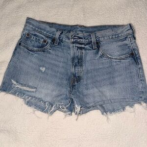 Levi’s 501 Denim Distressed Women Shorts